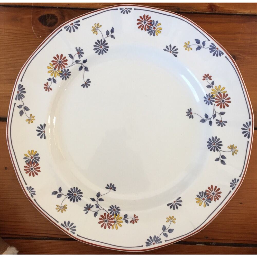 Set of 4 Vintage Adams English Ironstone Vermont Dinner Plates 10.25" England
